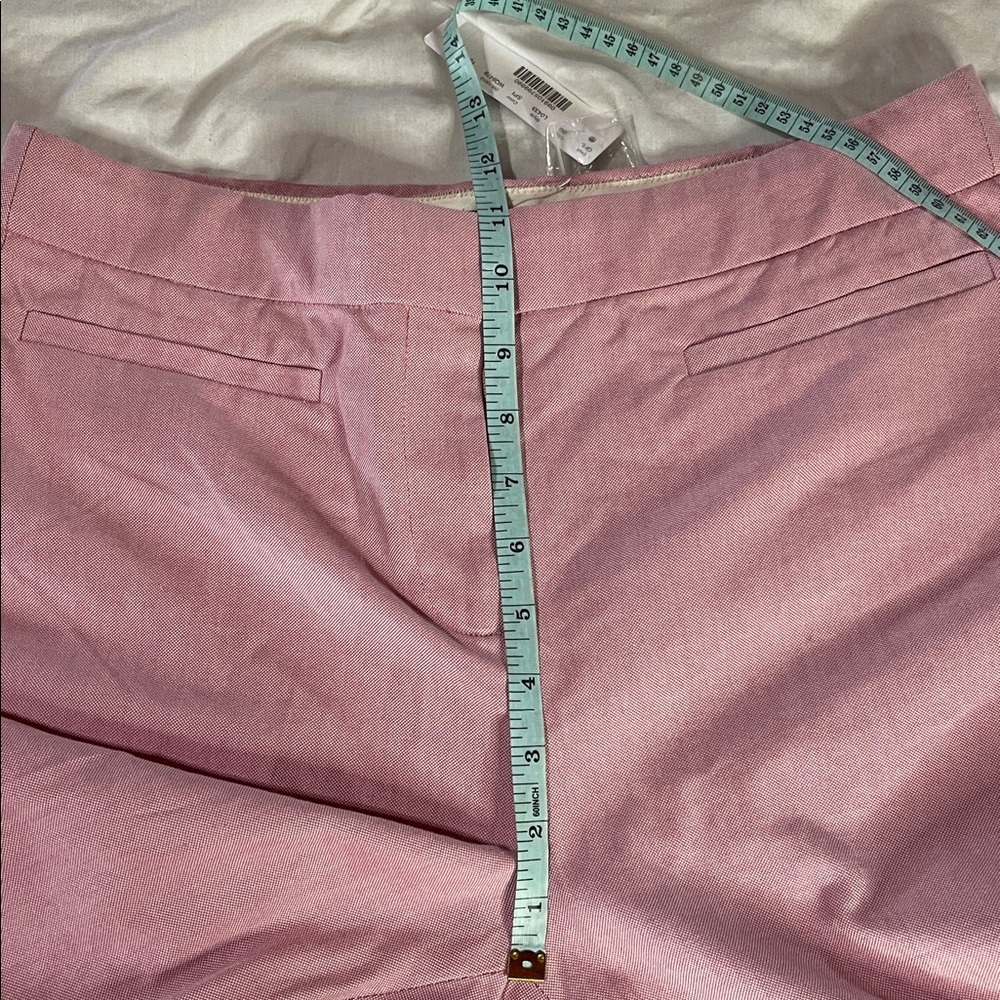 JCrew NWT French girl ankle crop pant in pink Italian cotton - Picture 8 of 12